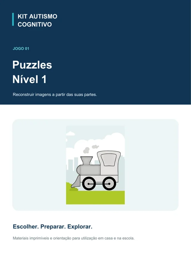 Capa do jogo Puzzles - Nível 1