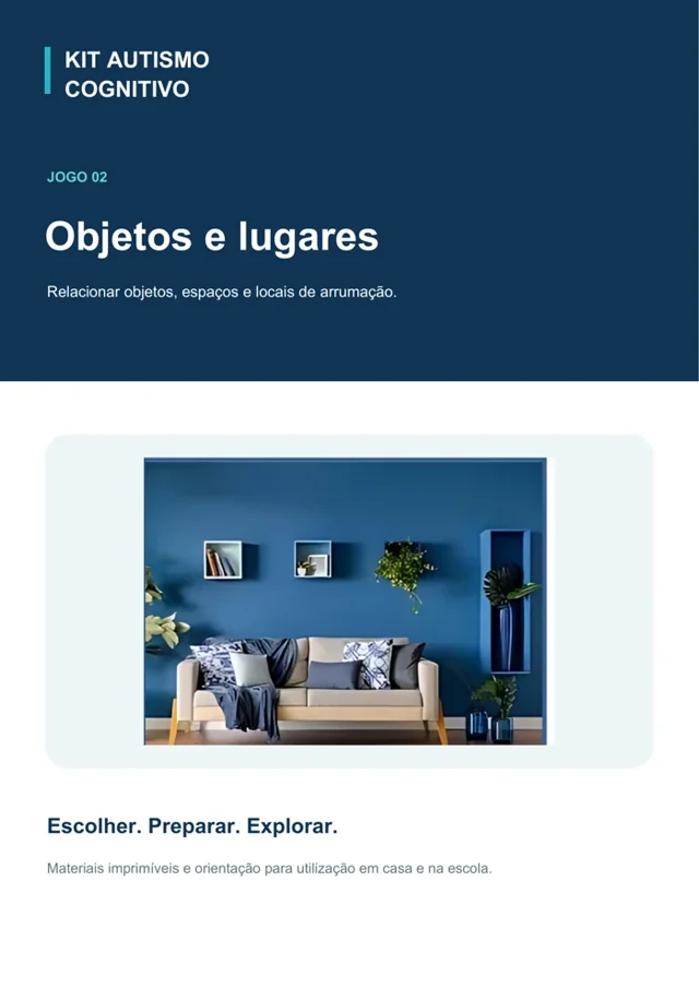 Capa do jogo Objetos e lugares