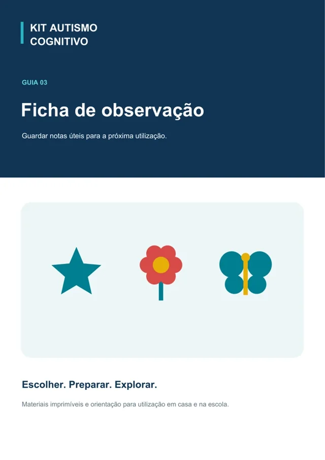 Capa do Ficha de observação